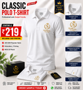 Premium Custom Logo Printed polo T-Shirt | Starting at ₹219
