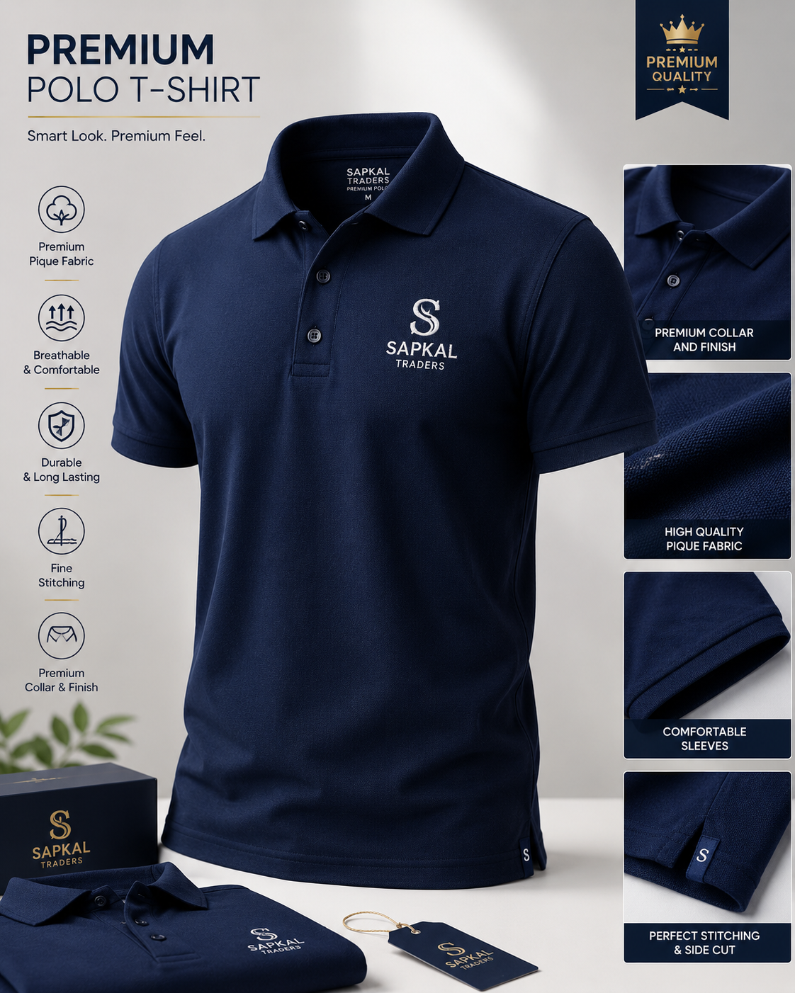 Premium Polo Uniform T-Shirt
