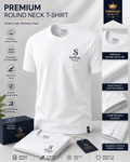 Premium Round Neck T-Shirt | Custom Logo Printing