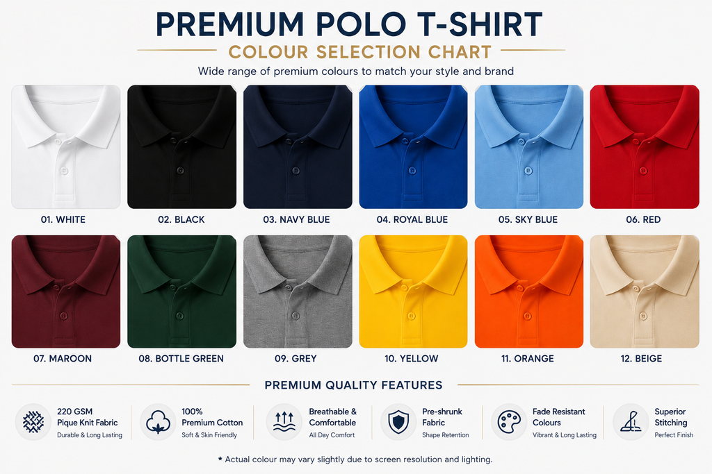 Premium Polo Uniform T-Shirt