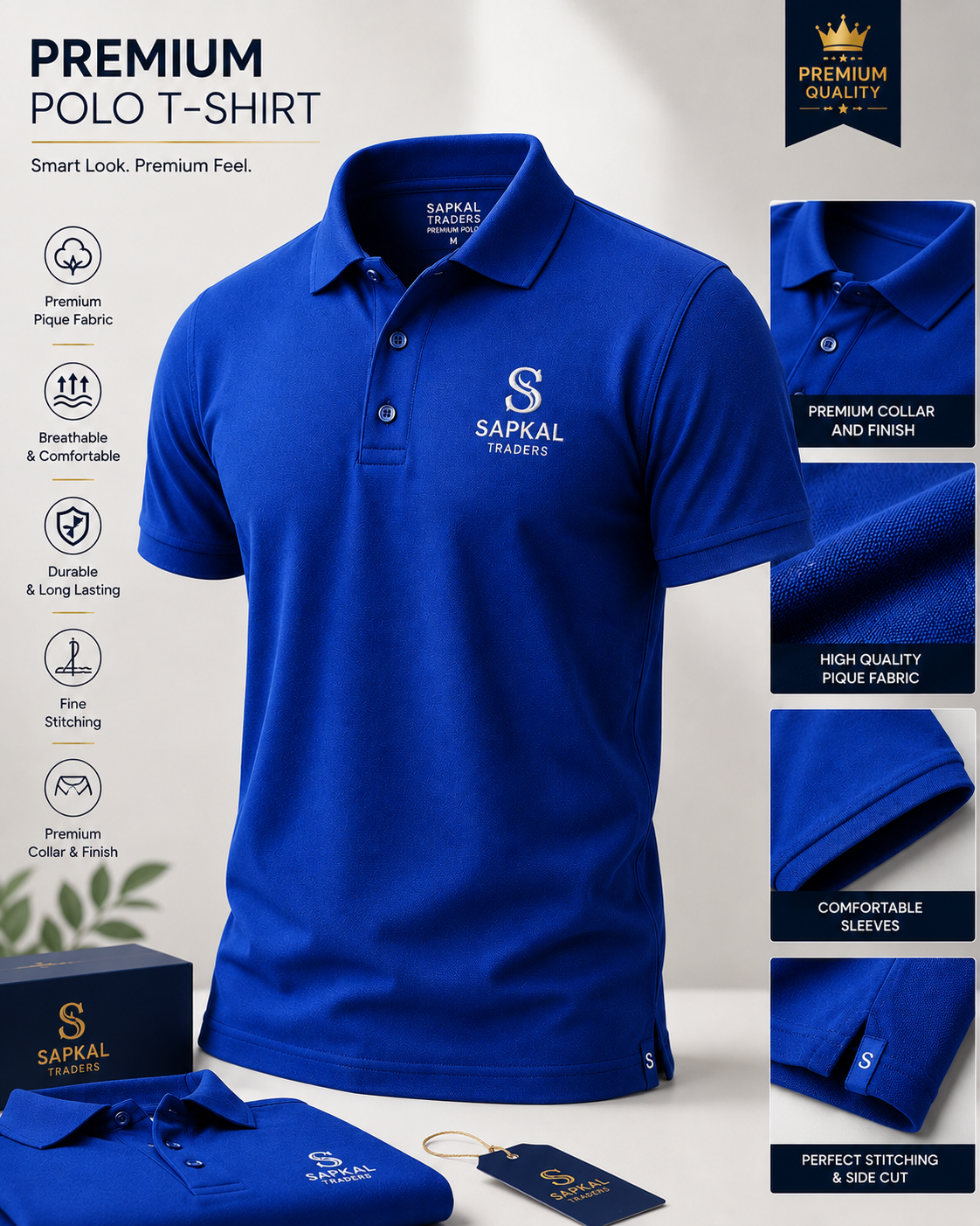 Premium Polo Uniform T-Shirt