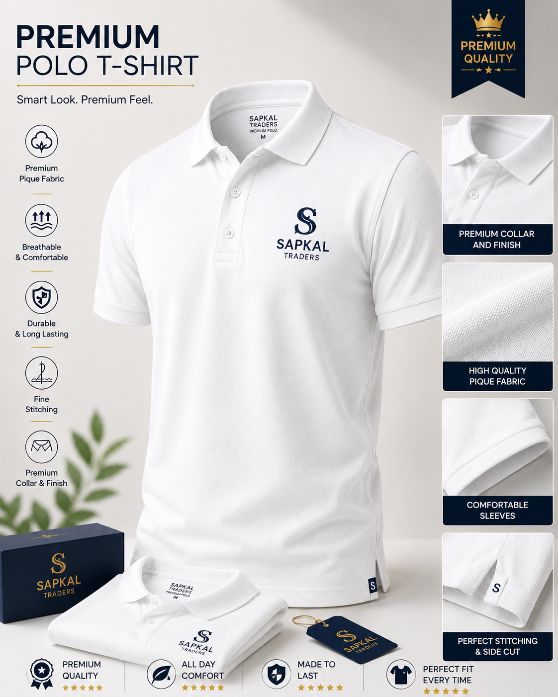 Premium Polo Uniform T-Shirt