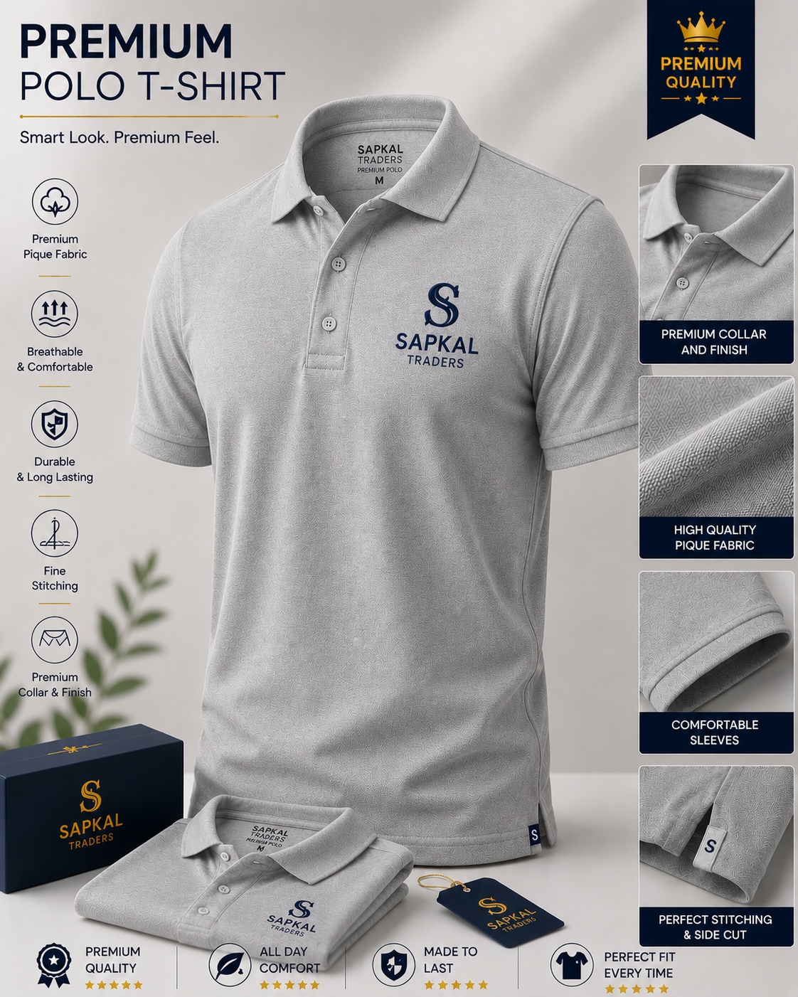 Premium Polo Uniform T-Shirt