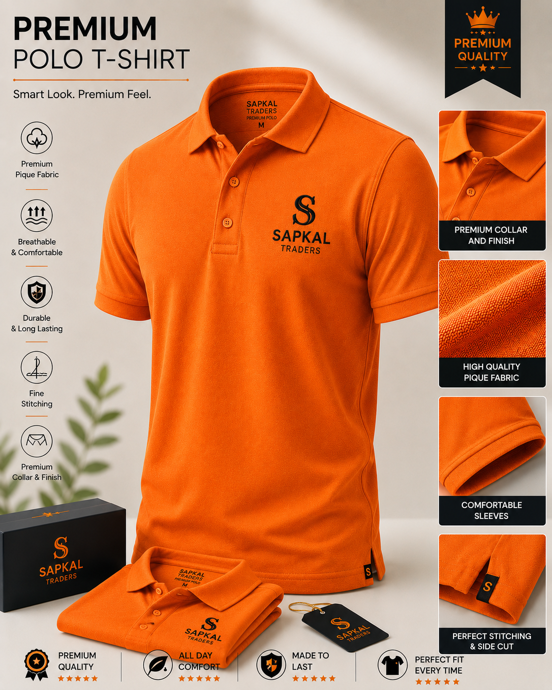 Premium Polo Uniform T-Shirt