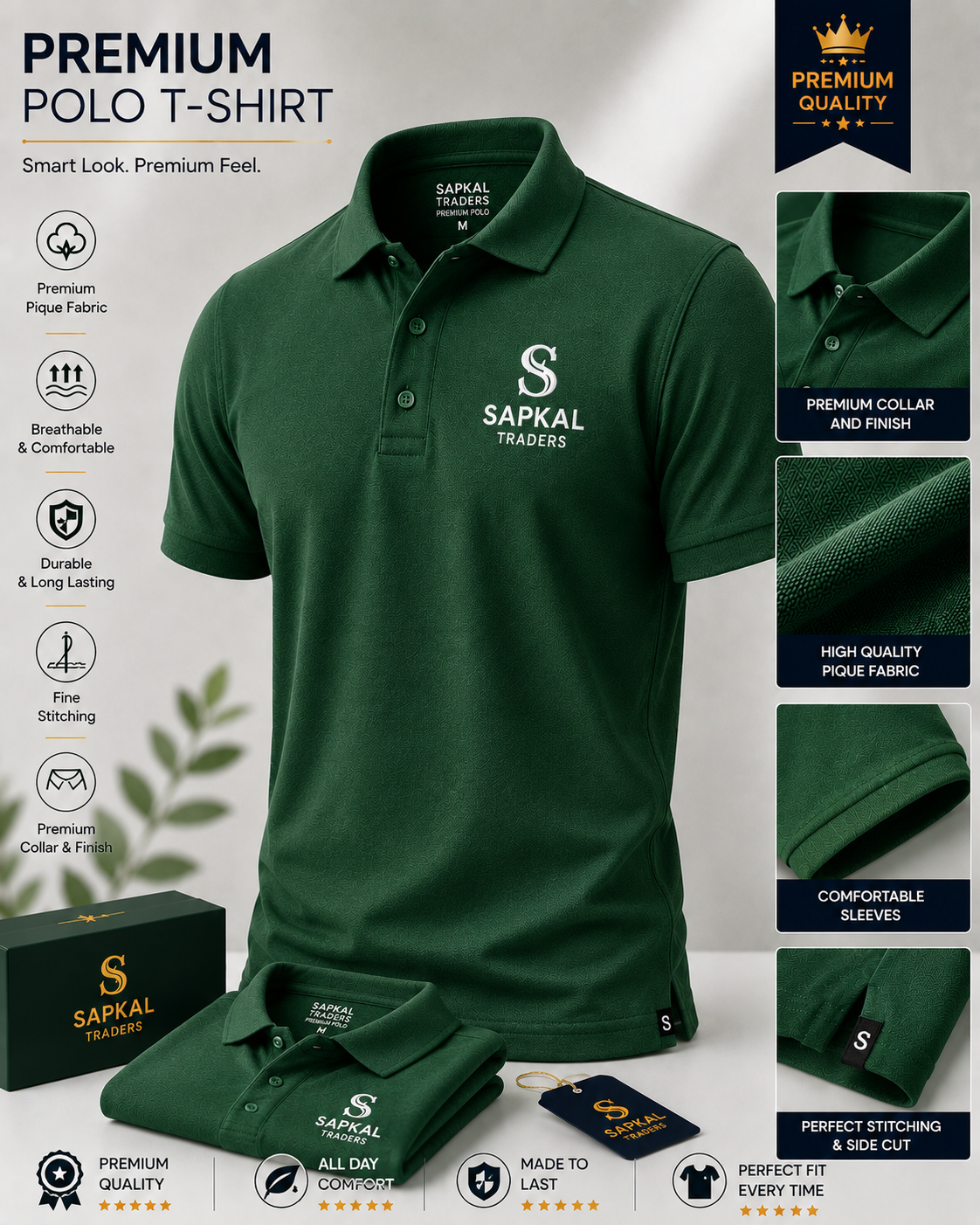 Premium Polo Uniform T-Shirt