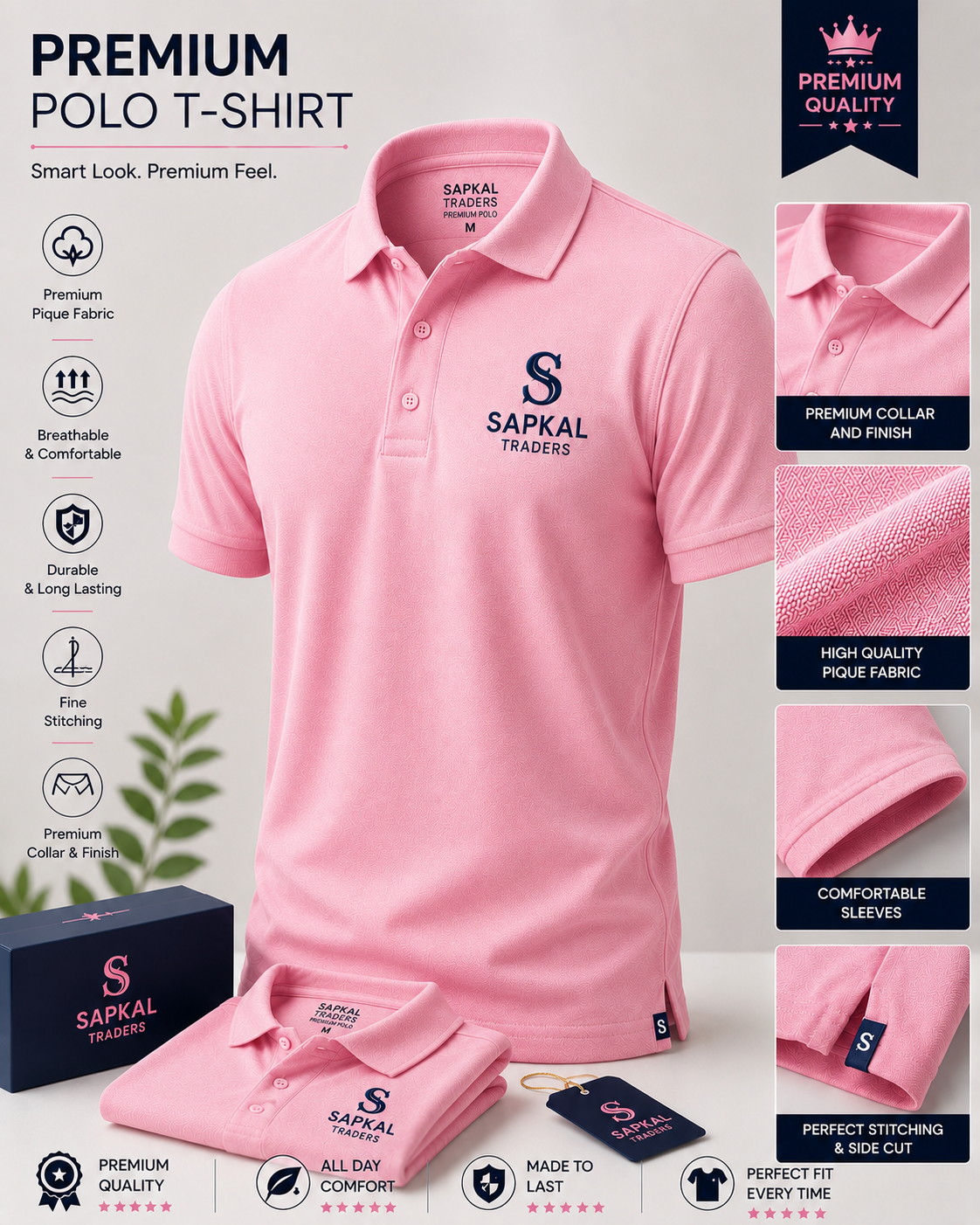 Premium Polo Uniform T-Shirt