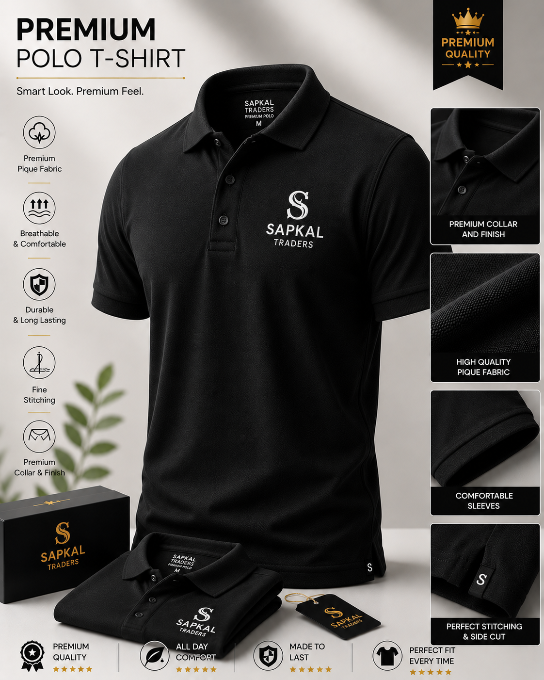 Premium Polo Uniform T-Shirt