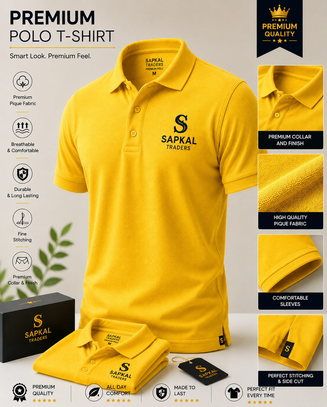 Premium Polo Uniform T-Shirt